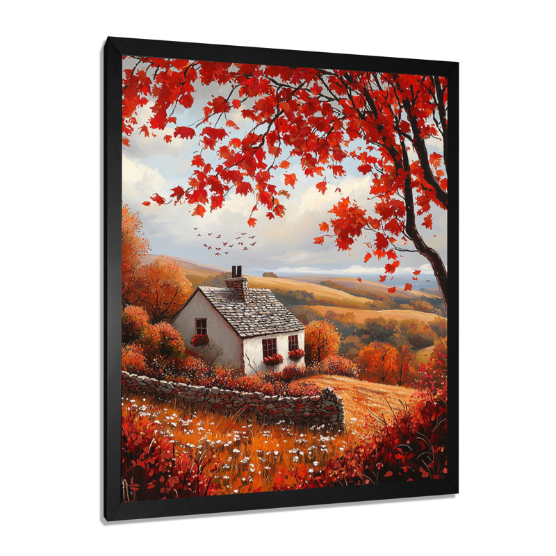 Duncann - art mural paysages, Noir, H 20 po x l 12 po, Reproduction encadrée sans passe-partout