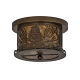 Mountain Pine 2 - Light Outdoor Flush Mount