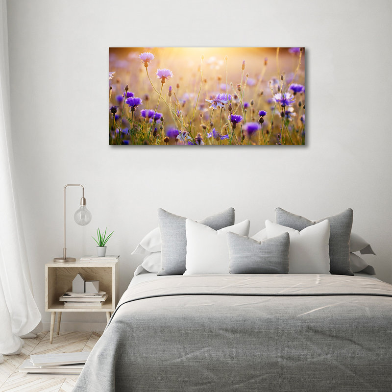 Field Flowers - Wrapped Canvas Print