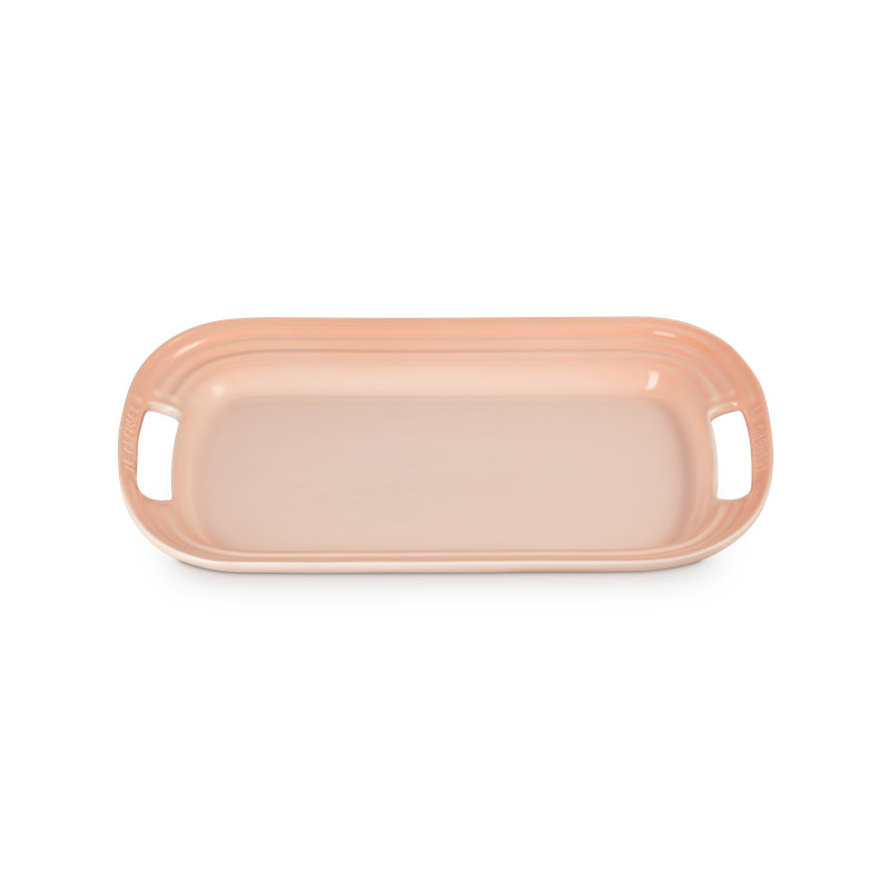 Le Creuset Stoneware Serving Platter, 14 In. - Cerise, Peche