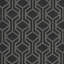Tapis noir / anthracite à motif géométrique Sayden-20794470