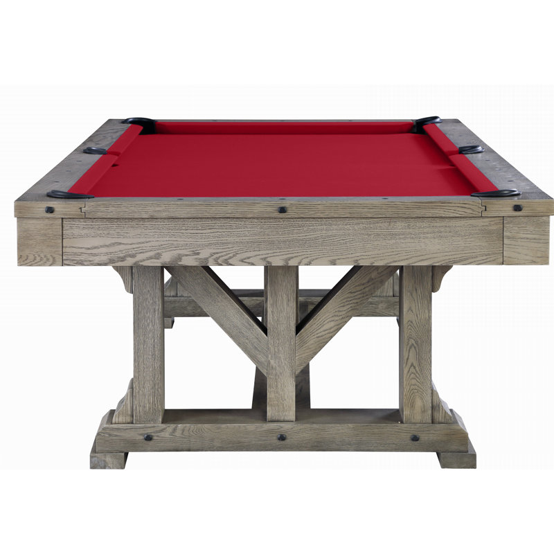 Table de billard en ardoise Cross Creek de Playcraft , 7', Rouge, Non