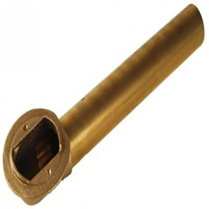Tuyau de support de baignoire et de trop-plein 1-1 / 2 po, laiton brut