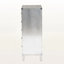 Armoire de rangement décorative à 5 tiroirs Gear au fini métal argenté, H 36,23 po x l 17,32 po x P 13,39 po