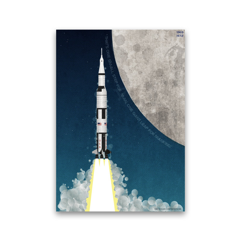 Apollo - Print, No Framed, 42cm H x 30cm W x 1cm D