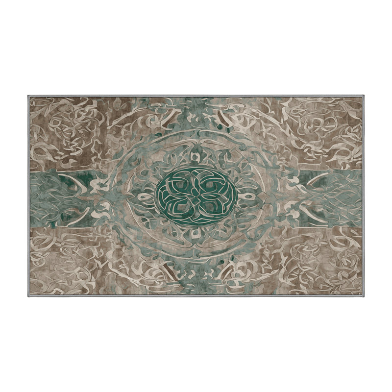 Tapis gris soyeux et moelleux, Tapis de couloir 2 pi x 4 pi