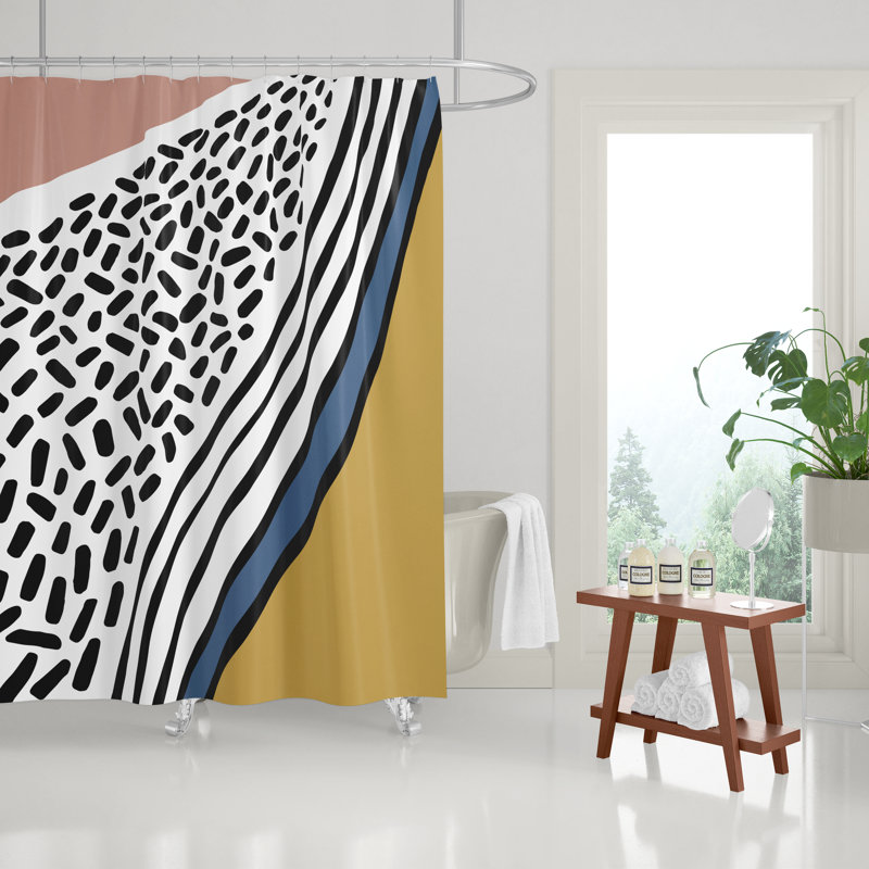 Norma Abstract Shower Curtain