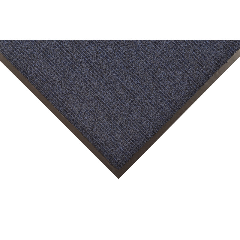 Alkan Indoor Doormat, 2' x 3', Navy Blue