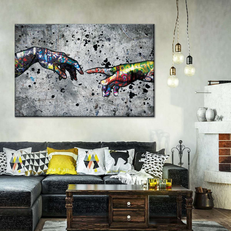 Pop culture Union, reproduction sur toile, H 32 po x l 48 po x P 1,25 po