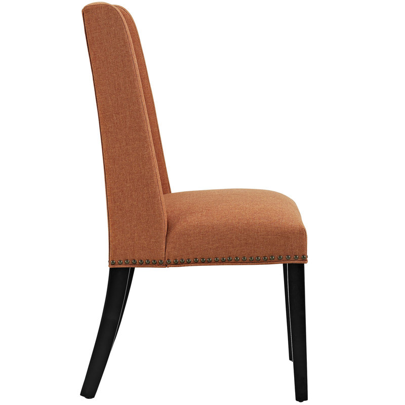 Modway Baron Fabric Dining Chair, Orange