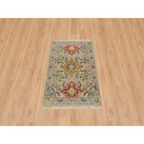 Rockoh One-of-a-Kind 2' X 3' New Age Wool Area Rug