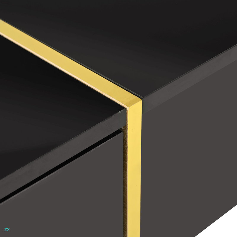 Table basse Minimalist, Noir