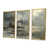 Toile avec cadre flottant or