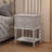 Zeist Silver Champagne Nightstand Set Of 2-12575204