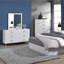 Commode blanche à 6 tiroirs