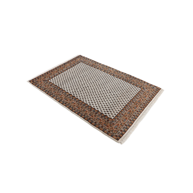Oriental Wool Hand Knotted Area Rug, Rectangle 40 x 60cm