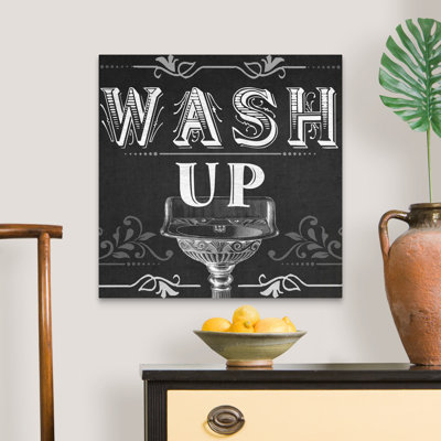 " Chalkboard Bath Signs III " Print