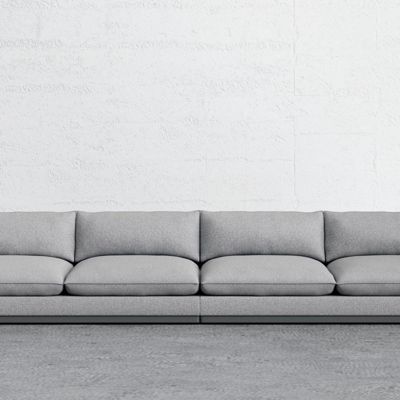 Camden Sofa, Gray Polyester