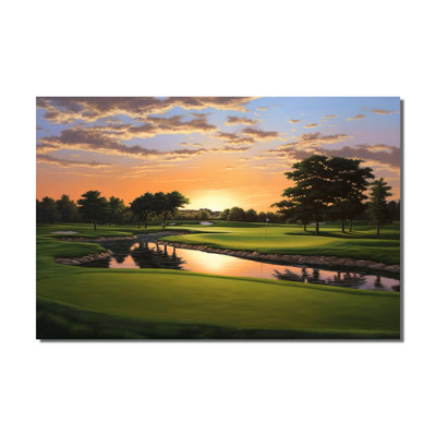 Golf Dawn On The Put II - Sports Wall Art Prints