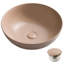 Lavabo de salle de bain vasque en céramique mince avec bonde escamotable KRAUS Viva-38020000