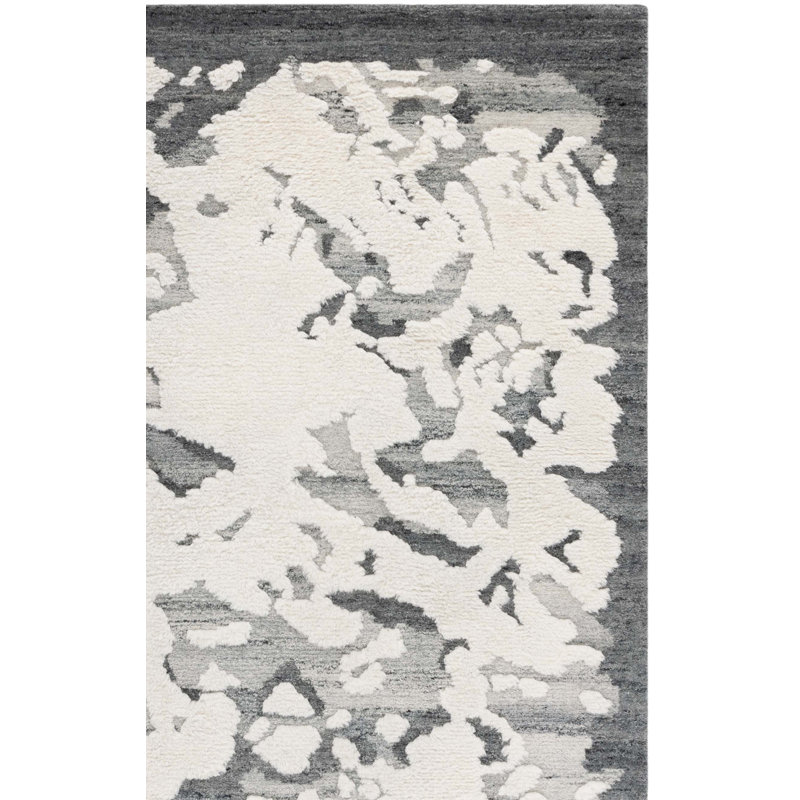Casablanca 445 Hand Tufted Wool Pile Abstract Rug, Runner 2'3" x 8'