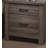 Soma 24 Inch Rustic 2 Drawer Nightstand, Sleek Metal Bar Handles-2085420043