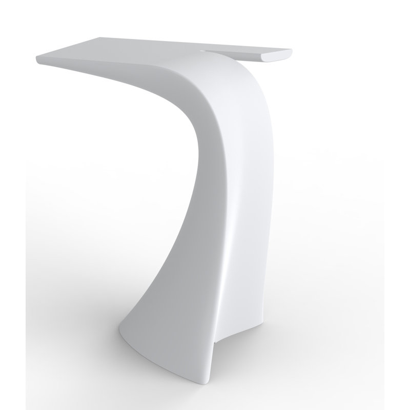Wing Plastic Bar Table, White