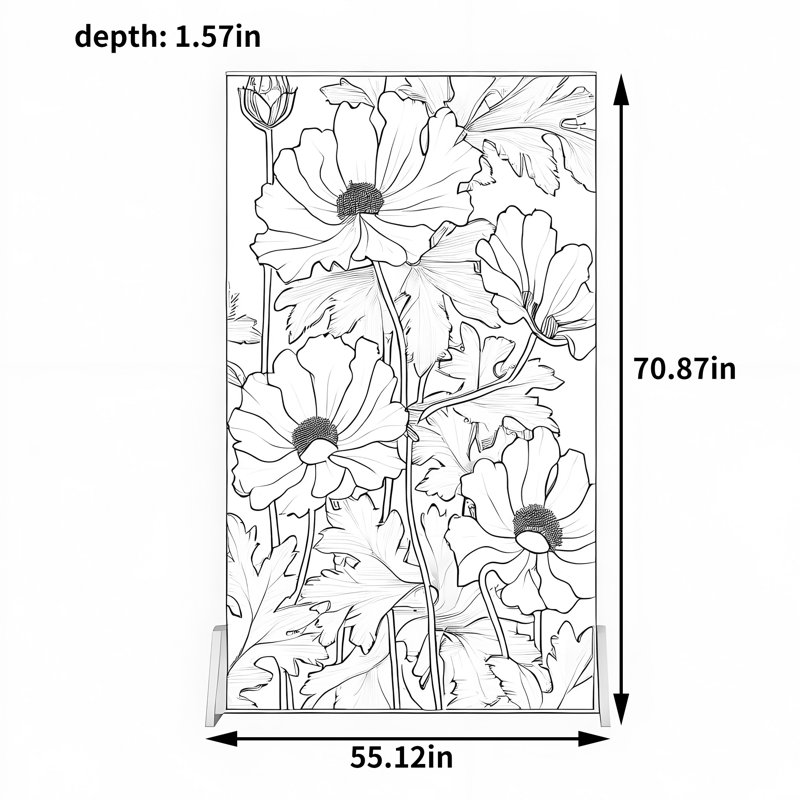 Avila, 70.87" H x 55.12" W x 1.57" D