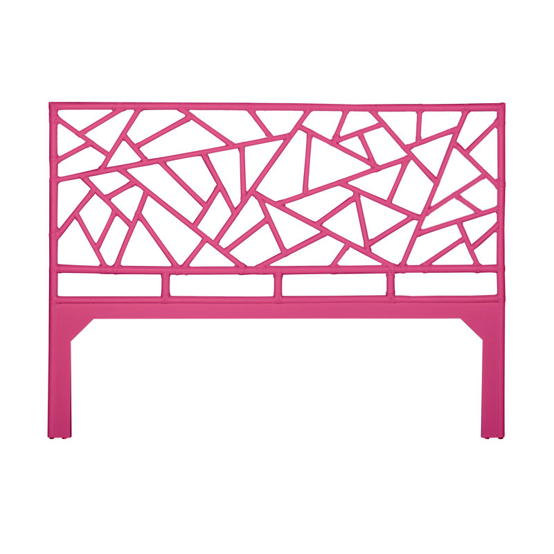 Tiffany Collection Open-Frame Headboard, Hot Pink, King