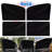 4x Magnetic Car Side Front Rear Window Sun Shade Mesh Shield Uv Protection Cover