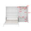 Grand lit escamotable mural avec placard-243791566