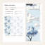 Papier peint traditionnel bleu traditionnel Traditional