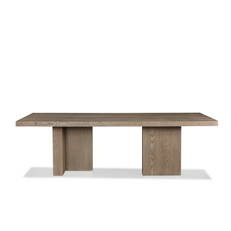 Dalton 98" L Solid Oak Dining Table