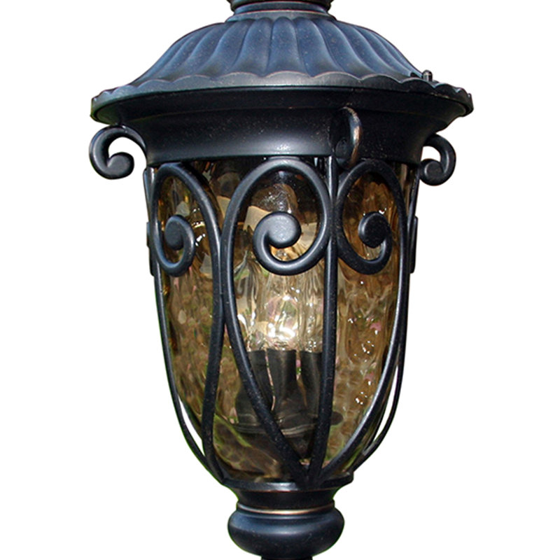 Lampe d'extérieur Alciia en bronze huilé