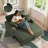 52.8 Inch 3 In 1 Pull-Out Sofa Bed,Corduroy Reclining Sleeper Sofa,Convertible Loveseat-1622842000