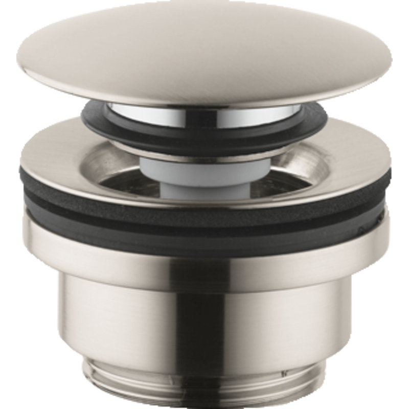 Pop-Up Bathroom Sink Drain, Brushed Nickel
