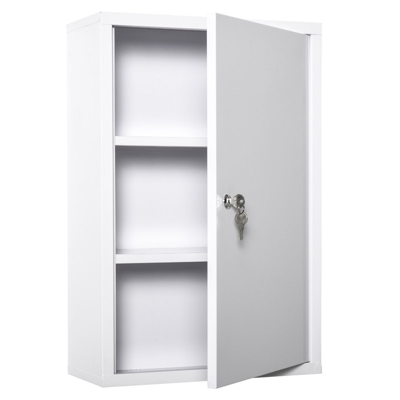 Armoire à pharmacie en acier 3 niveaux