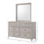 Commode 6 tiroirs grise