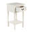 Markley Wood Storage 1 Drawer and 1 Shelf Side End Accent Table with Turned Legs-1788692302