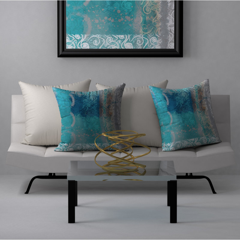 Housse de coussin carrée/insert, 20 po x 20 po