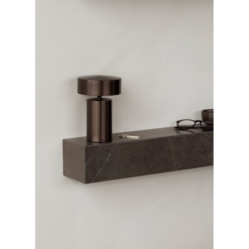 Column Table Lamp, Anodized Aluminium