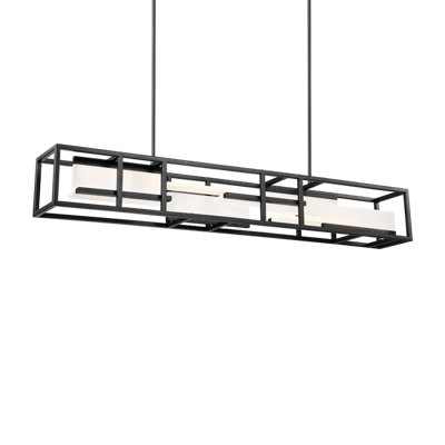 Luminaire suspendu rectangulaire à 1 lumière Memory