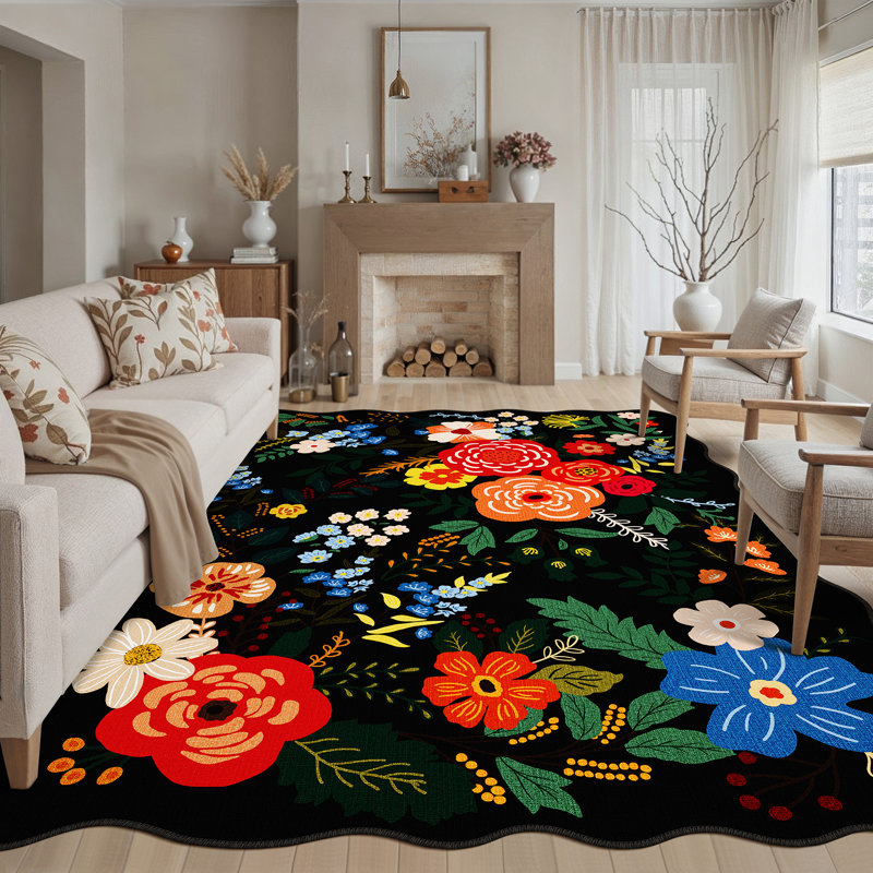 Tapis vert Aurora, Vert, Rectangle 6 pi 3 po x 8 pi 6 po