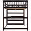 Lit mezzanine double avec bureau intégré Harlod
