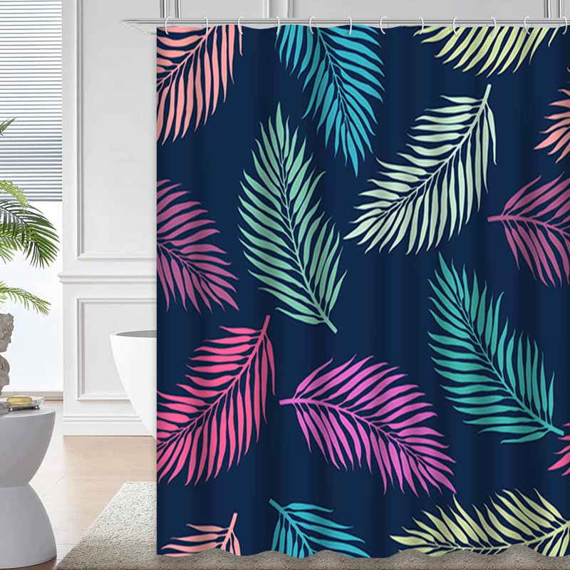 Rideau de douche Summer Exotic Floral, L 72 po x l 78 po