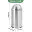 Poubelle avec couvercle à pousser, poubelle en acier inoxydable avec seau intérieur amovible-108230081