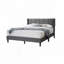 Burlap Fabric Upholstered Bed-536975