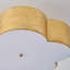 19,7 po Plafonnier semi-encastré Golden Flower