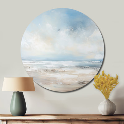 Poling - Coastal Round Metal Art