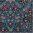 Breedlove Traditional Machine Woven Flatweave Blue and Raspberry Area Rug with Non Skid Backing-1543844823